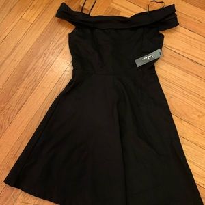 Lulus. NWT. Black Off the Shoulder Dress.